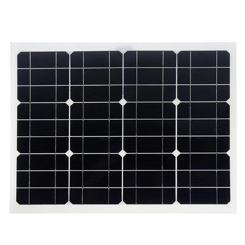 太阳能板40W18V太阳能发电板太阳能光伏板单晶户外汽车便携游艇