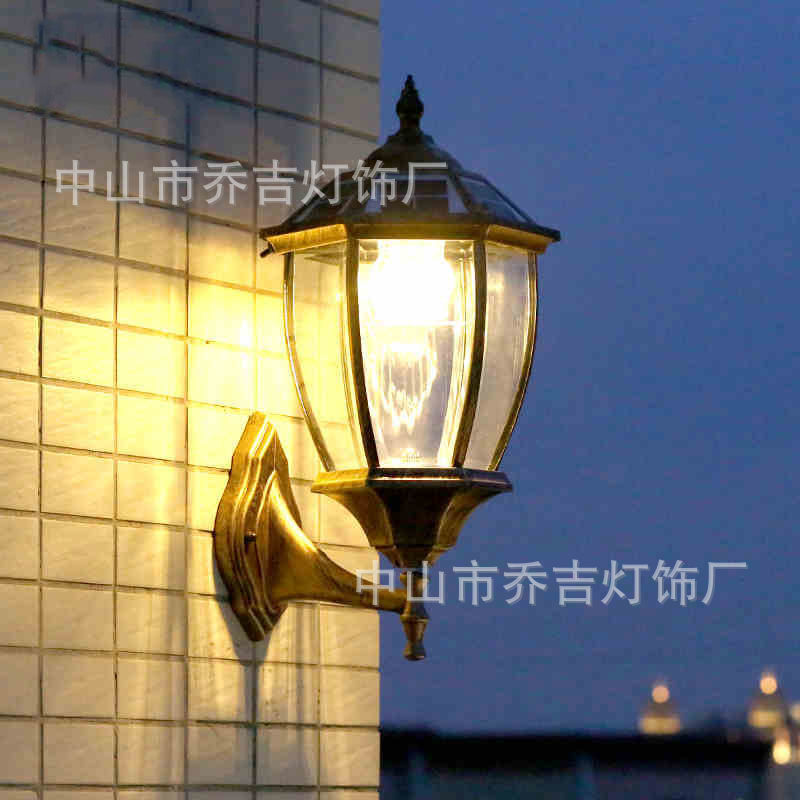 太阳能LED欧式户外壁灯