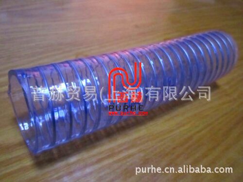 耐低温PU透明钢丝管，耐寒钢丝软管，抗冻零下40度柔软透明钢丝管