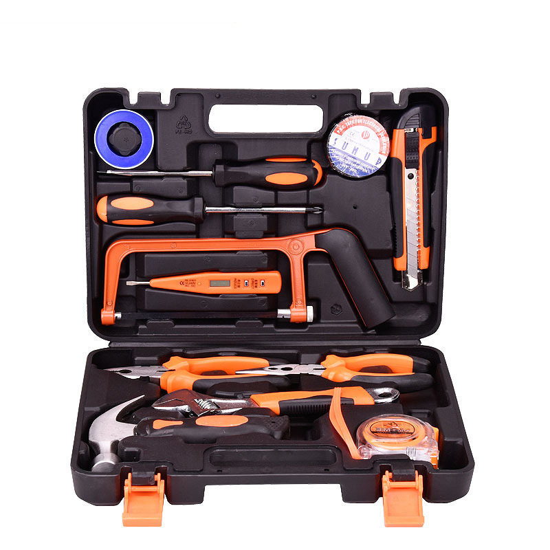 家用工具套装 五金工具组套手动维修工具箱 家具安装(13件套)