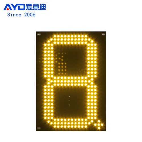 兰州厂家货源10寸LED油价屏色加油站LED数字显示屏数字板配件工厂