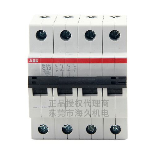 ABB低压开关SH200系列交流断路器SH204-C10;2CDS214001R0104
