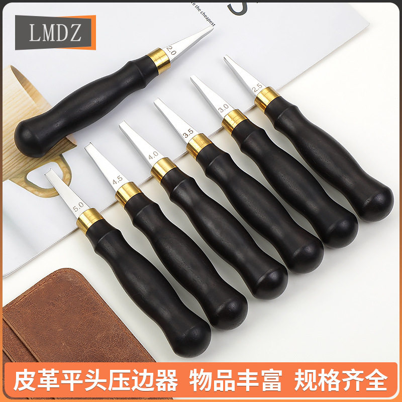 手工皮革压捻起鼓压槽工具