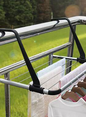 挂式可折叠多用晾衣架毛巾架暖气片晾晒架窗外栏杆浴室门后晒衣架