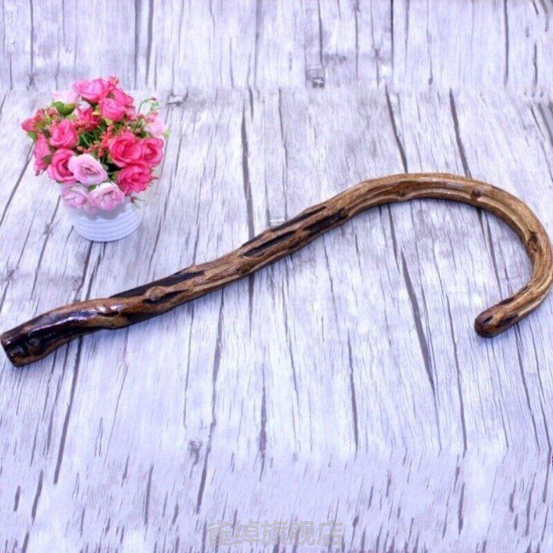勾背藤条按摩棒手持式懒人捶背神器藤条拍打棒藤勾颈椎按摩器肩膀