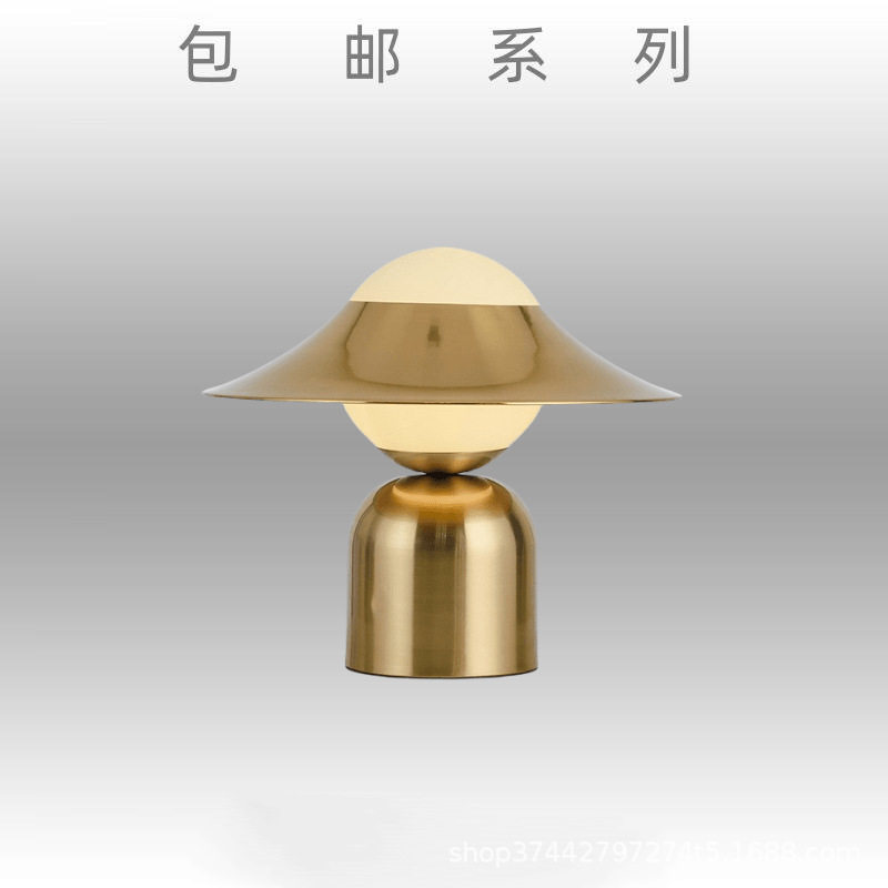 后现代艺术圆球玻璃台灯设计师客厅卧室床头北欧简约轻奢装饰灯具