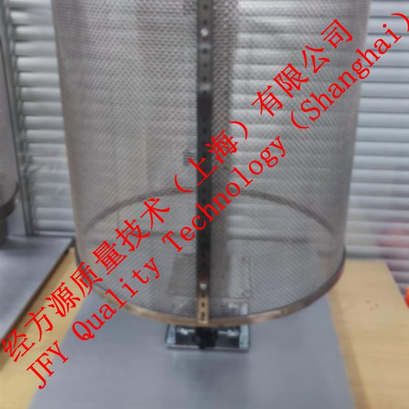 大号蜡烛烟灰测试桶笼-直径300mm (带底座支架不带玻璃盖板)Wir