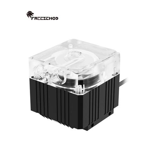 FREEZEMOD电脑水冷循环水泵PU-EF4静音隐藏RGB支持PWM上盖650L/H