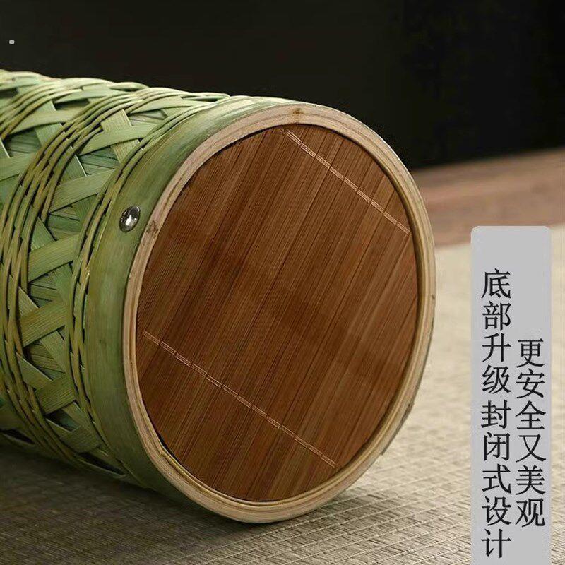 竹编热水瓶保温家用老式暖壶玻璃小暖水壶手工带瓶胆小茶瓶