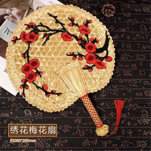 扇子夏季便携纳凉蒲扇手工编制小清新葵扇中国风手摇扇家用古风