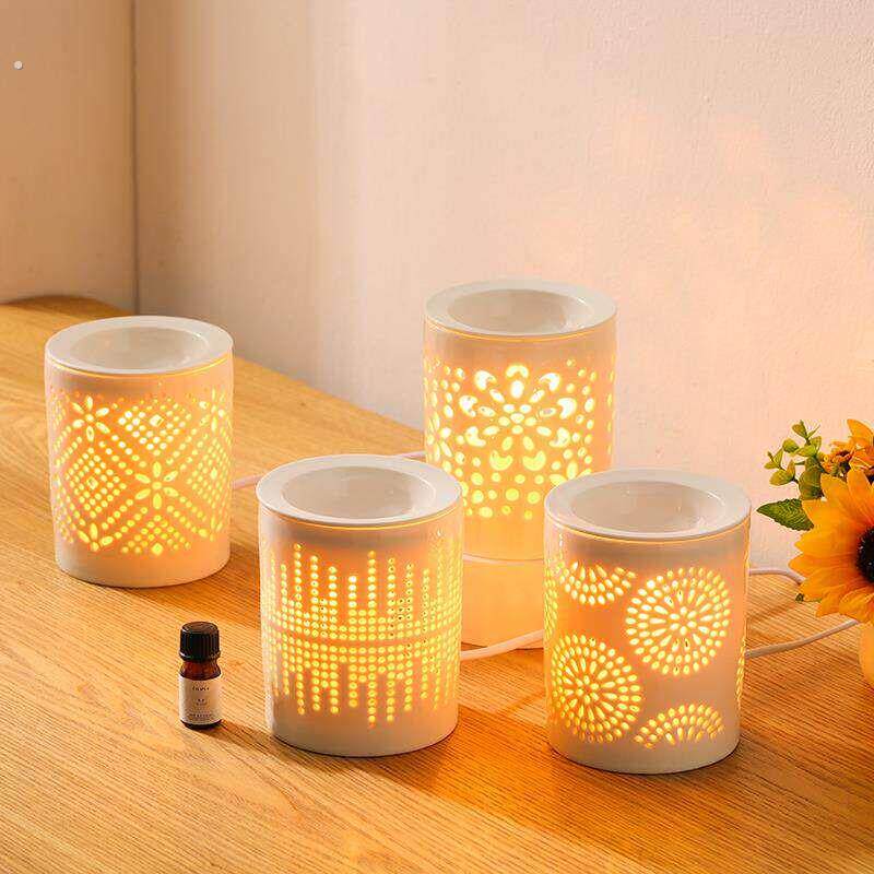 插电陶瓷香薰灯精油炉家用香薰机卧室浪漫美容院养生安神助眠