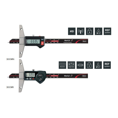 德国马尔30EWR数显深度卡尺0-200mm 货号4126652