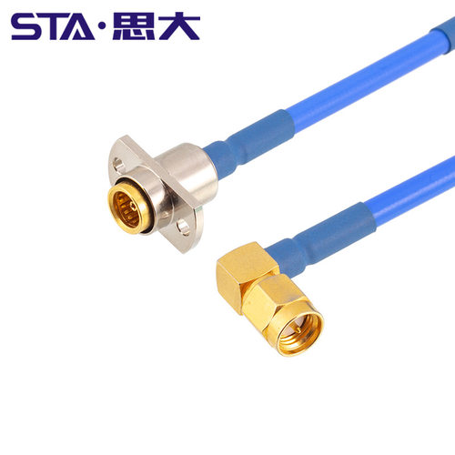 BMA-KFB3转SMA弯公头RG402线