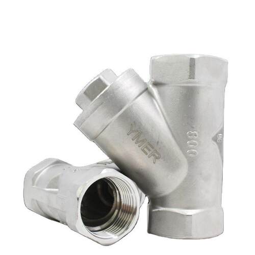 不锈钢丝扣内螺纹过滤器 Y型过滤器 4分 6分 1寸 2寸