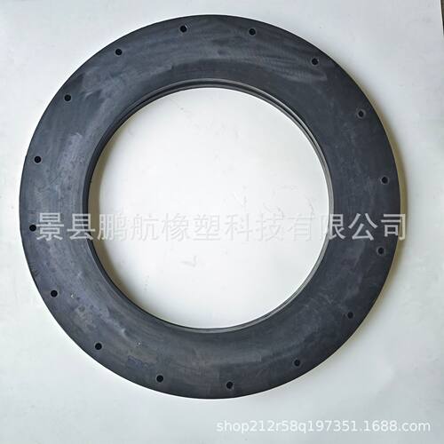 大型法兰垫片入料口垫片减速机胶片天然法兰垫带孔耐磨胶耐油片