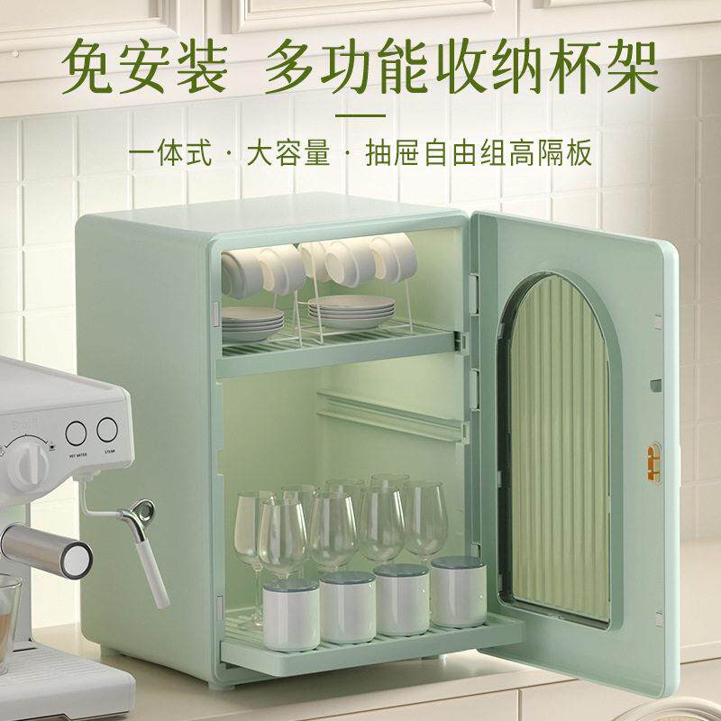 杯子收纳置物架杯架水杯收纳架宝宝家用防尘架子茶杯收纳盒沥水架