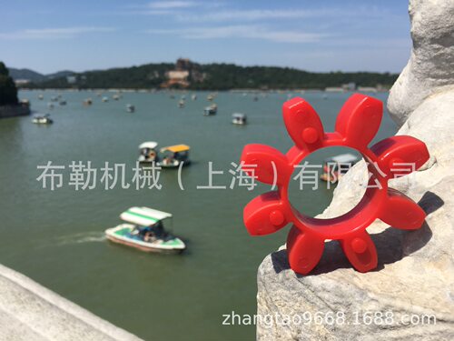 GR48聚氨酯 外径104 内径51瓣数8双南镗床油泵电机联轴器胶垫红色