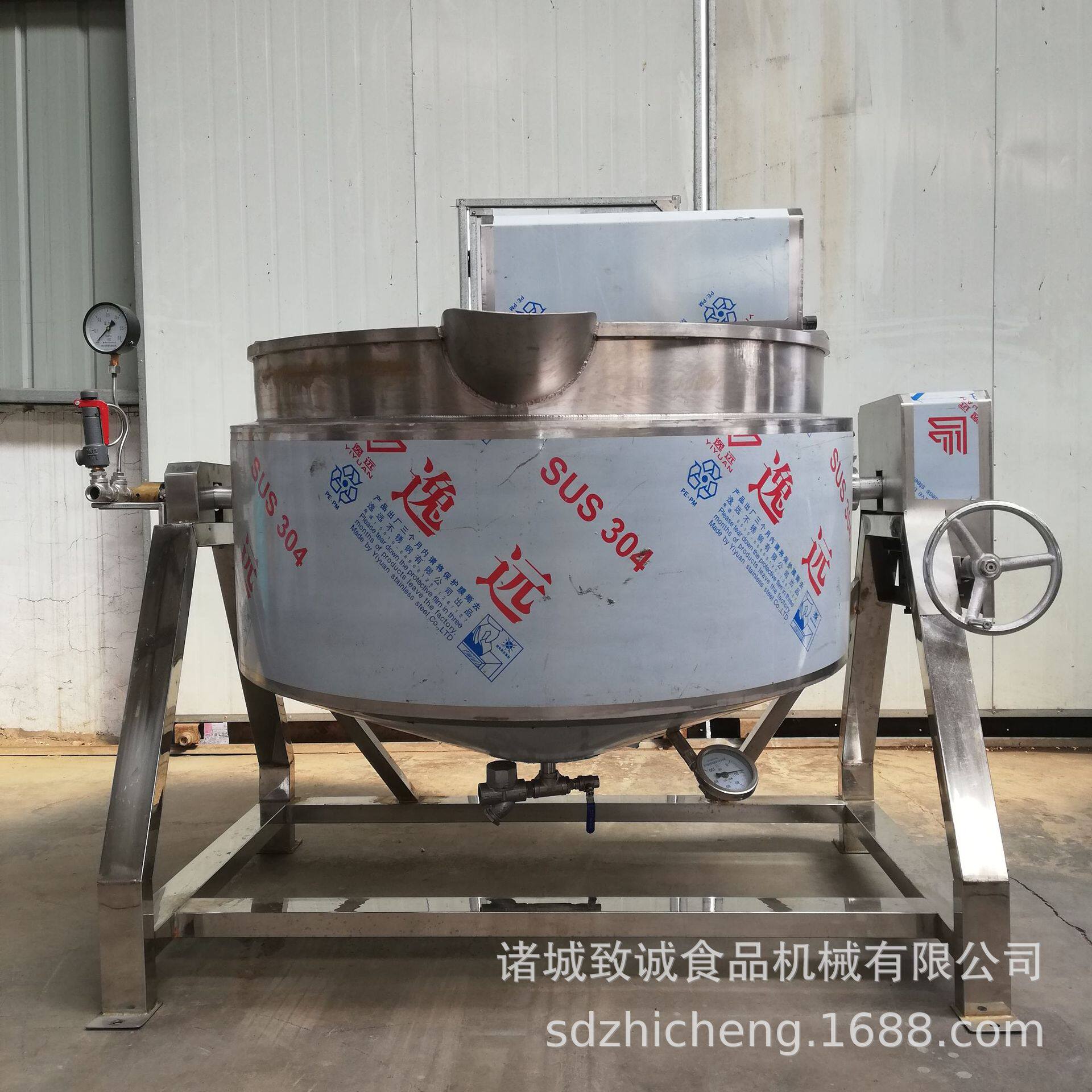 蒸汽可倾炒锅均匀裹糖开心果