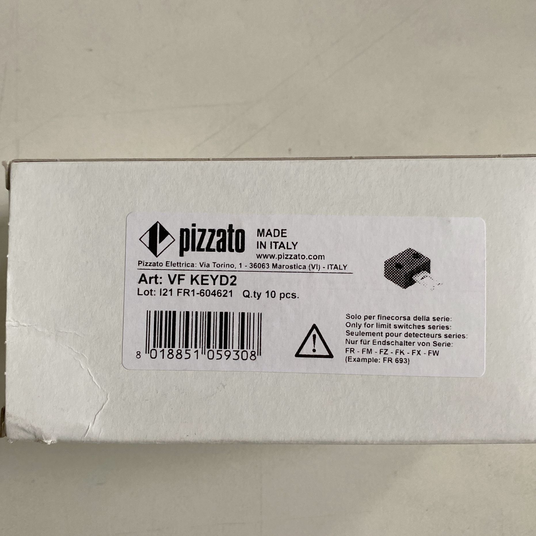 意大利原装进口PIZZATO钥匙