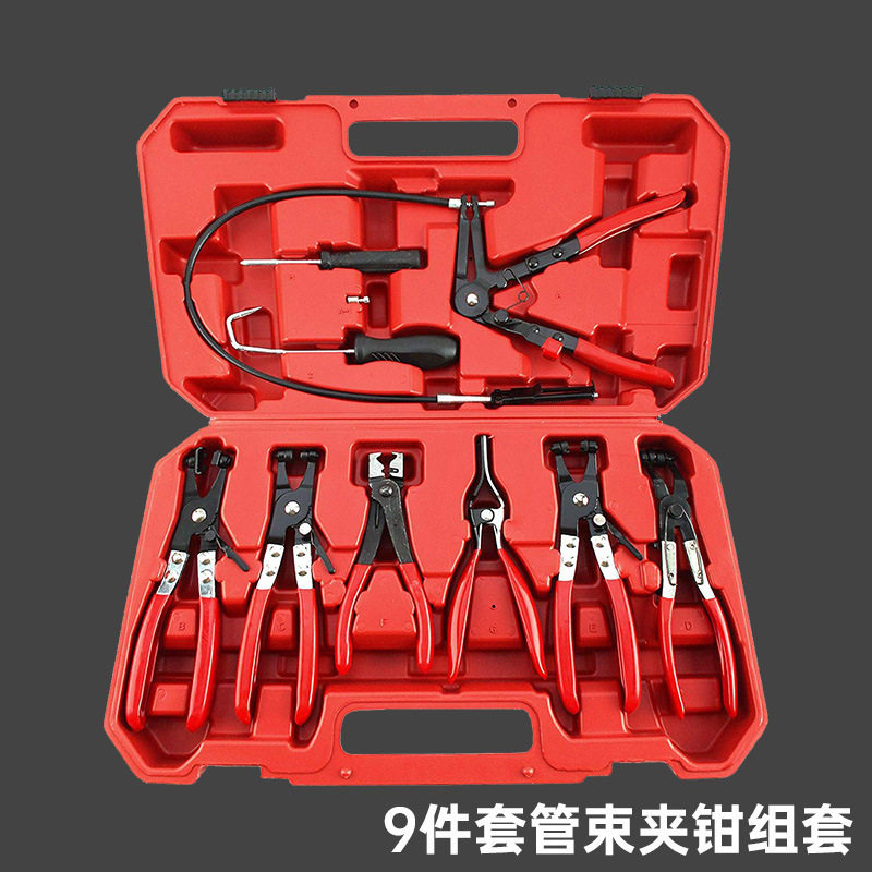 汽车水管卡箍钳 汽车管束钳 喉箍钳 油管钳汽车维修工具 汽修汽保图片