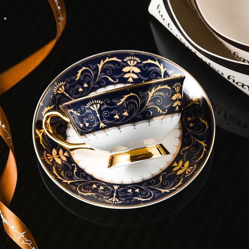 咖啡杯子高档精致古典兰欧式复古咖啡杯骨瓷高颜值茶杯下午茶