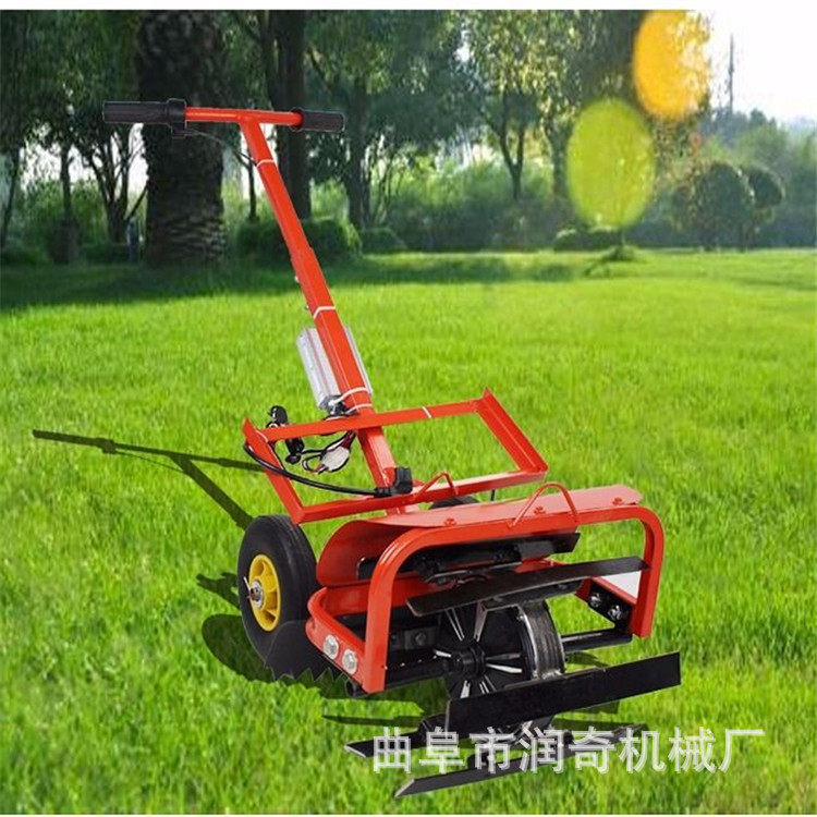 小型电动除草机农用果园多功能锄地松土开沟工具手推式田园管理机