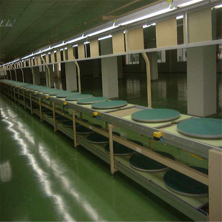 倍速链条音箱组装生产线强制节拍气缸阻挡工装板装配线