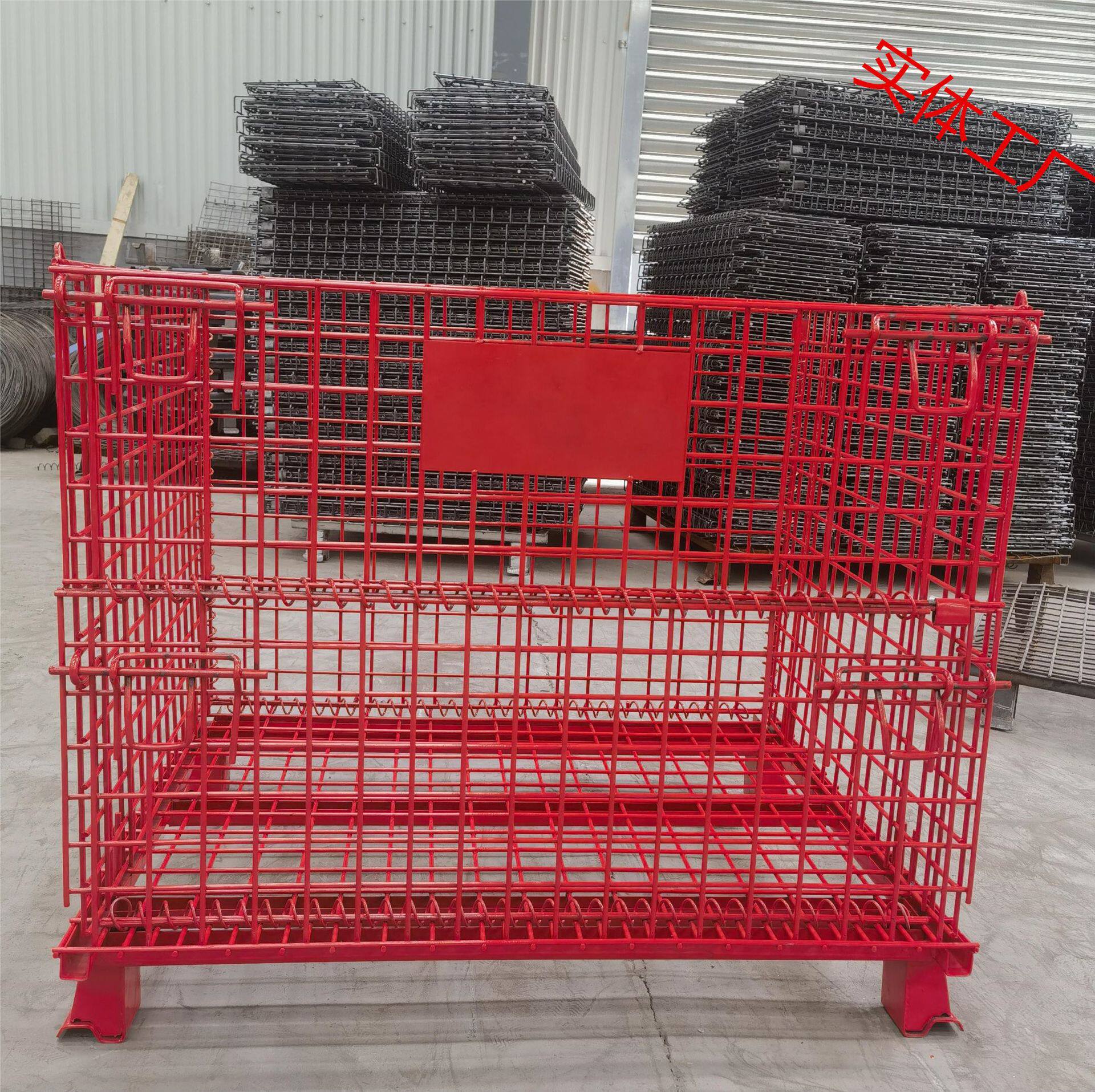 折叠仓储笼1000*800*840金属周转箱厂家批发图片