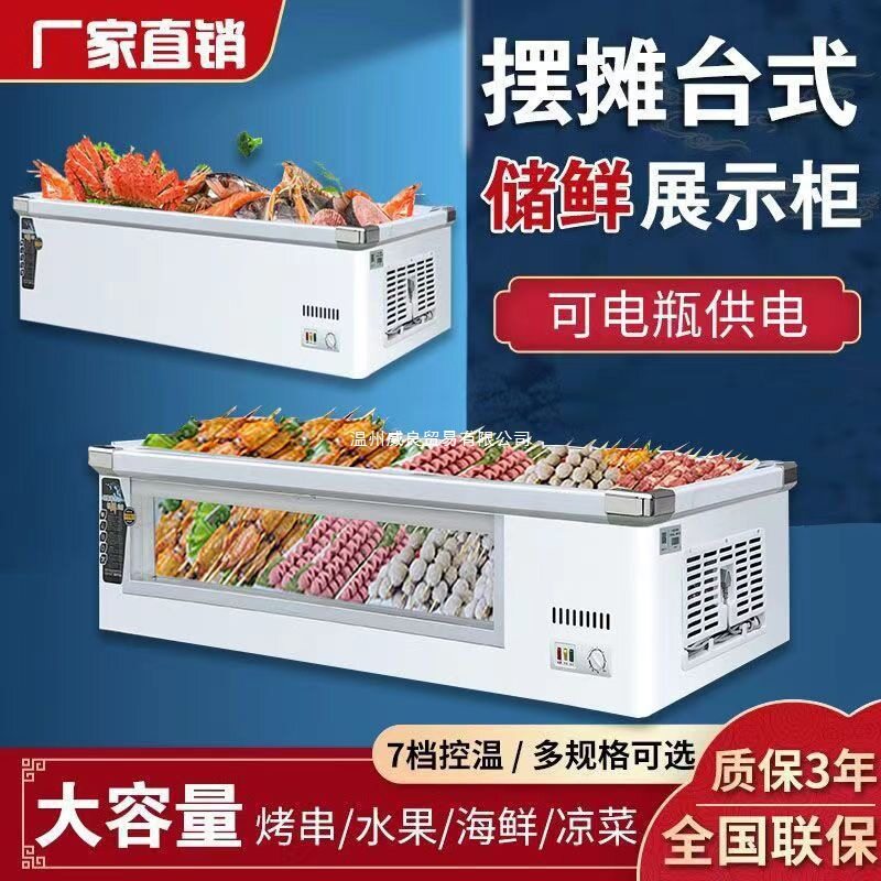 摆摊冷藏冷冻展示柜移动便携