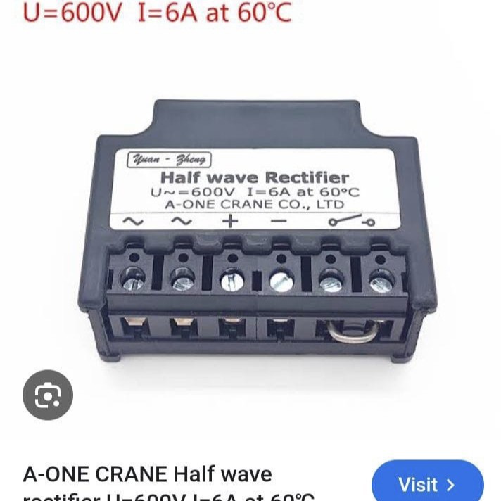 HalfWave600V/6A刹车整流器