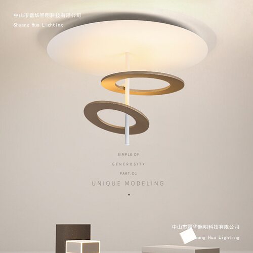 后现代简约轻奢意大利卧室餐厅装饰吸顶灯书房个性别墅展厅创意灯