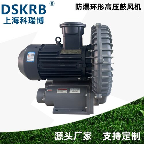 新型防爆风机KFB-20隔爆型防爆环形高压鼓风机 15KW防爆旋涡气泵