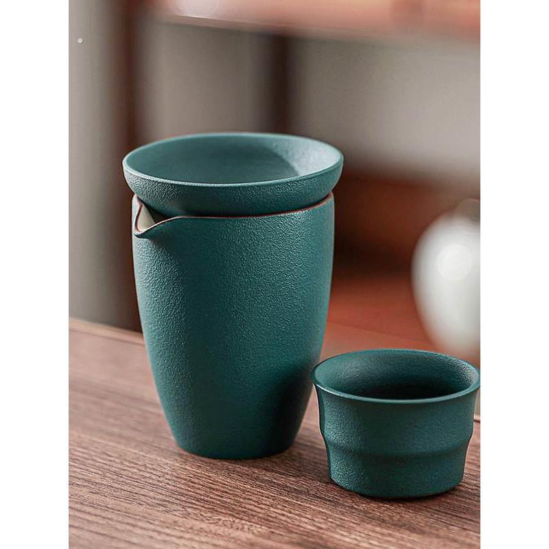 陶瓷公道杯茶海分茶器茶漏公杯大容量纱布过滤网功夫茶具配件单品
