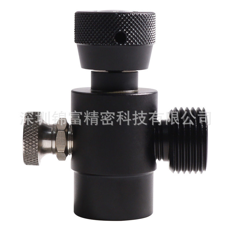 苏打水机气瓶充气接头带泄压开关