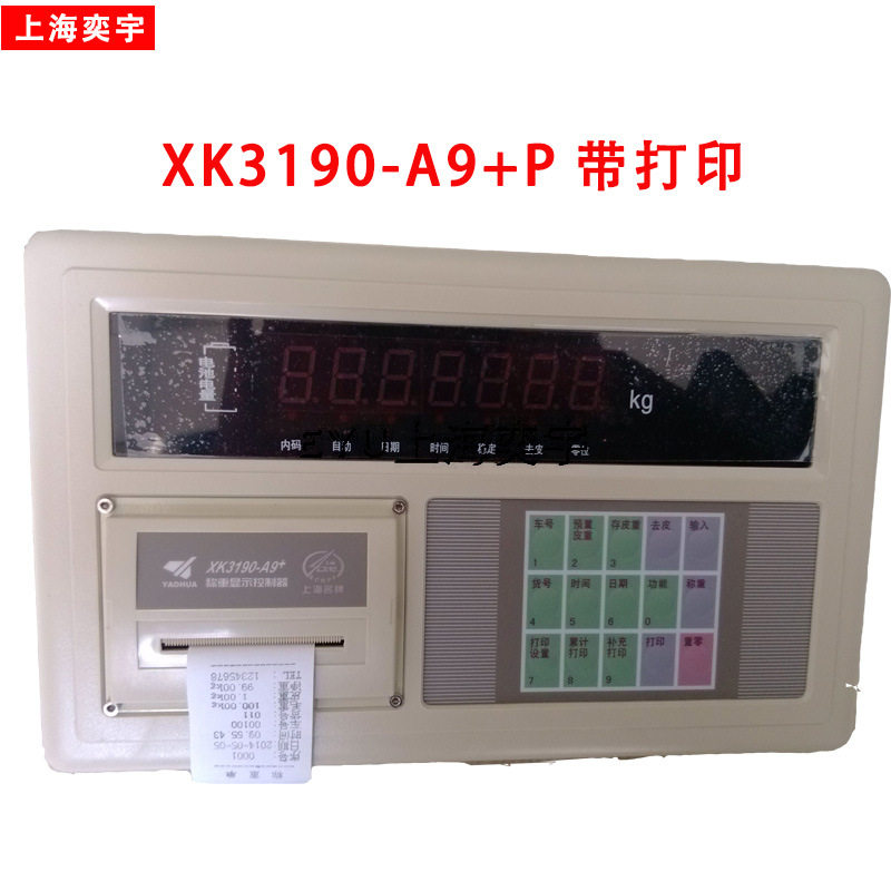 上海耀华XK3190-A9+P打印磅表