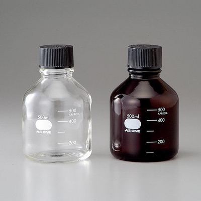 ASONE硼硅酸玻璃短型瓶