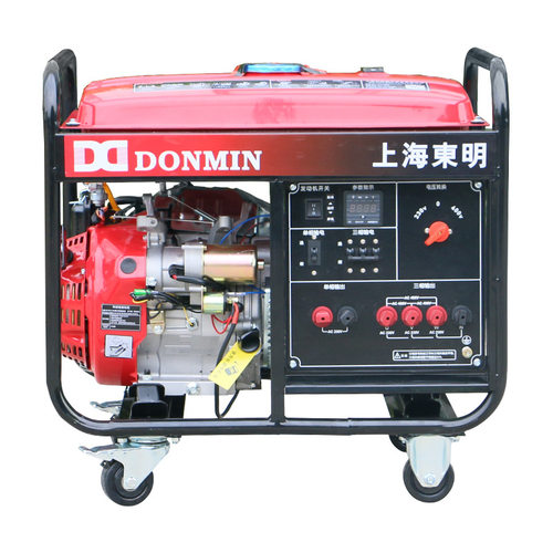 东明DONMIN 7kw单三相等功率小型工程施工汽油发电机 DMDS9000CXD
