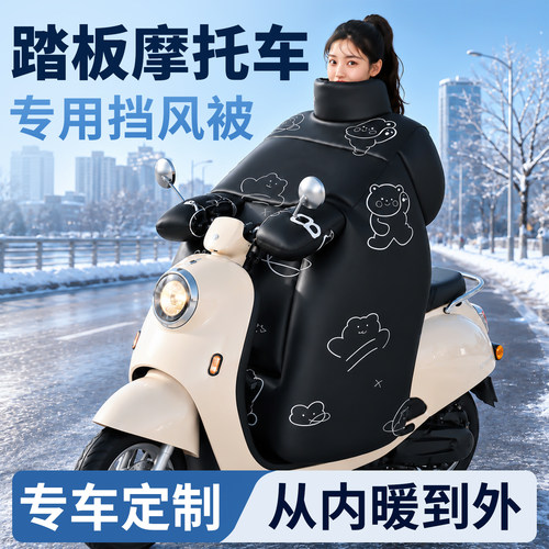 【踏板摩托车】专用挡风被