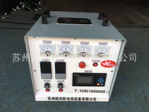 ZWK-20KW-2路便携式热处理机，小型压力管道电加热处理智能温控仪