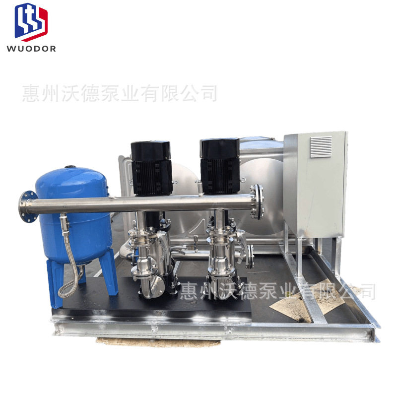 供水设备惠沃德无负压给水泵站不锈钢水箱一体化泵房全自动控制柜