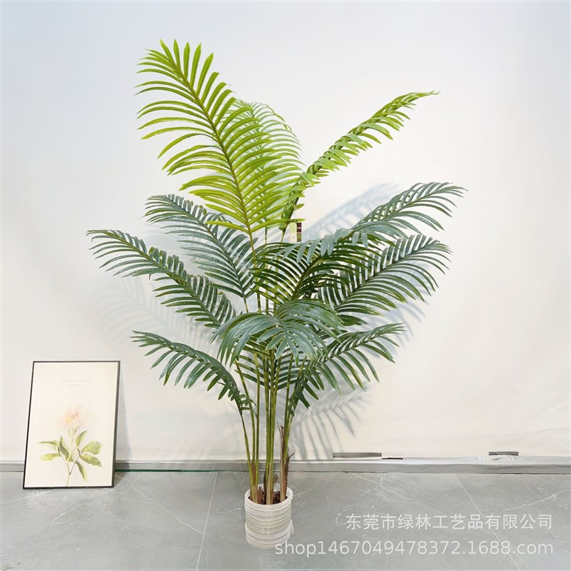 仿真凤尾葵全机做绿植盆栽散尾葵家居装饰落地盆栽凤尾葵现货绿植