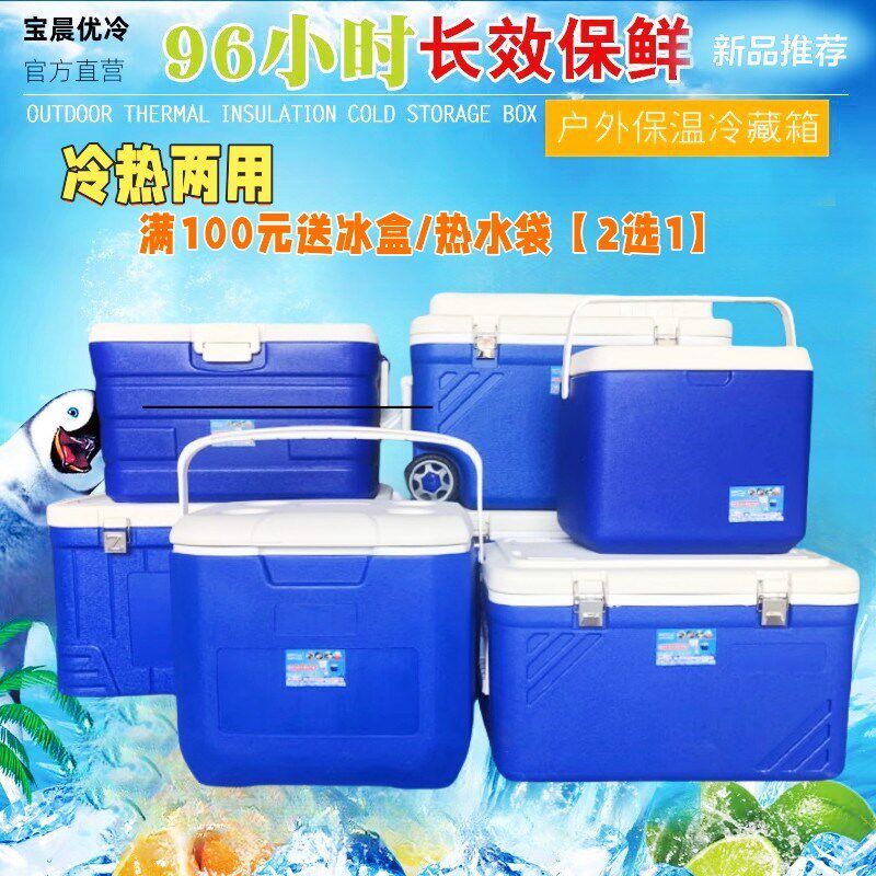 宝晨优冷摆摊保温箱冷藏箱母乳保冷箱便携保鲜箱户外储奶手提家用