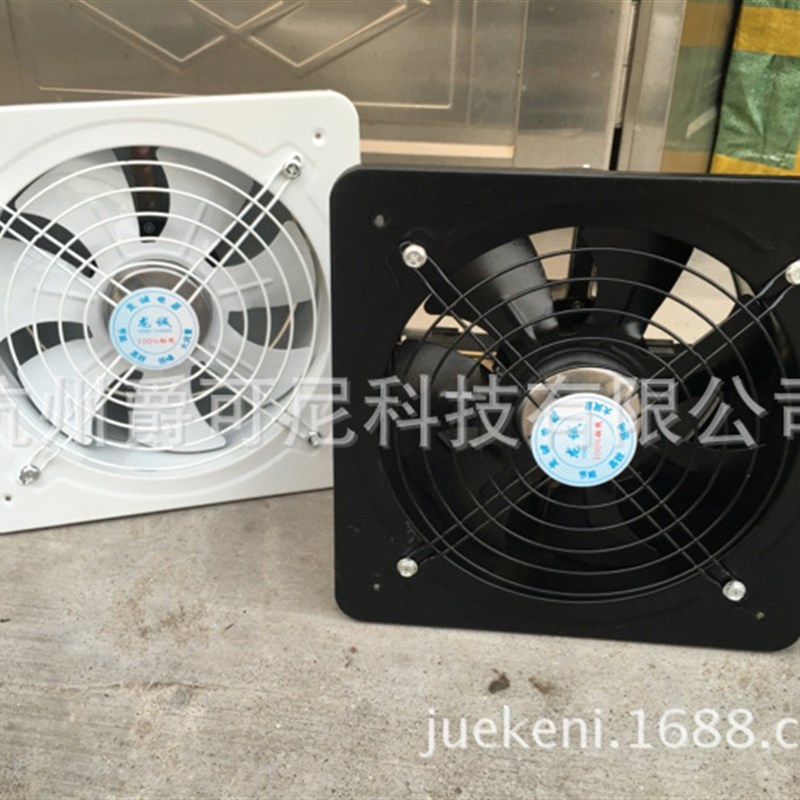 强风低噪高速静音排风扇排气扇12寸窗式换气扇120W工业换气扇