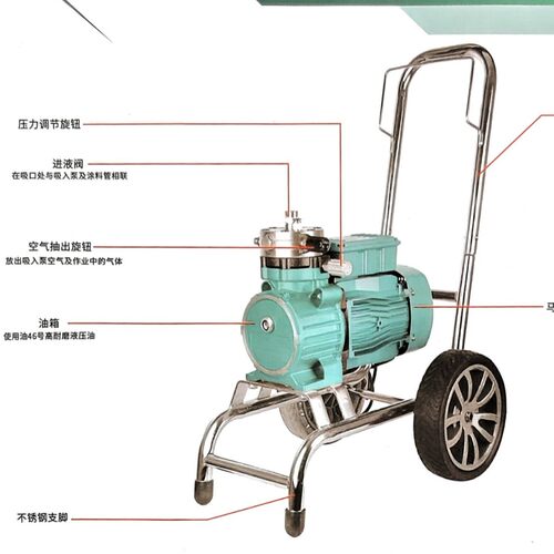 大功率电动高压彩钢瓦喷涂机