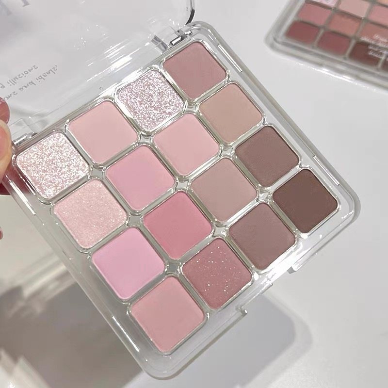 春日韩系伪素颜新手日常裸妆16色眼影盘粉棕蜜瓜新色眼影哑光珠光,彩妆/香水/美妆工具,眼影,淘宝优惠券,粉丝福利购,淘宝优惠卷