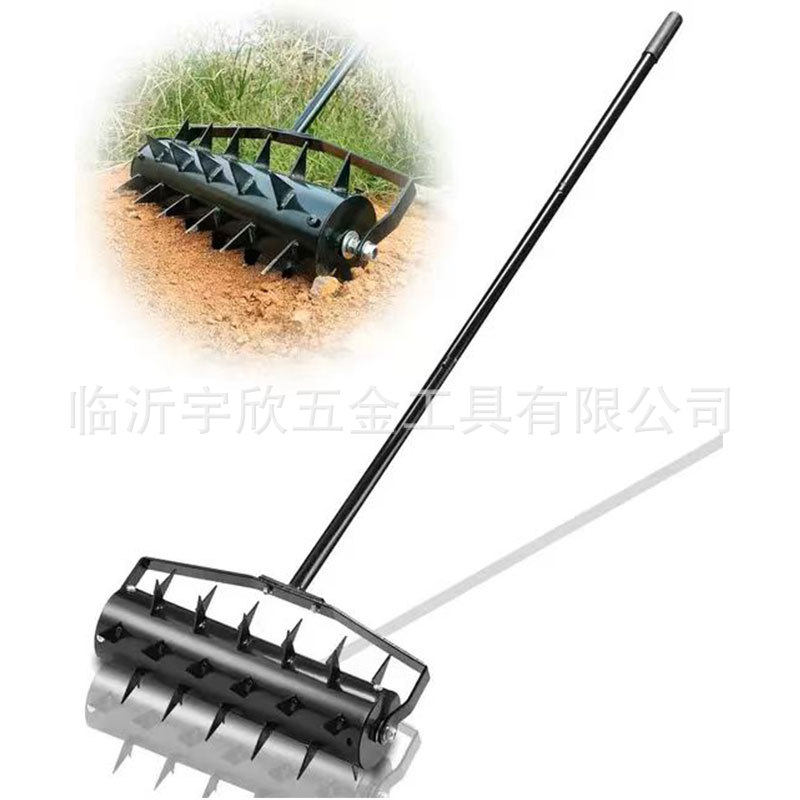 草坪打孔器草坪地钉省力轻便式园林松土器草坪器松草耙园艺工具