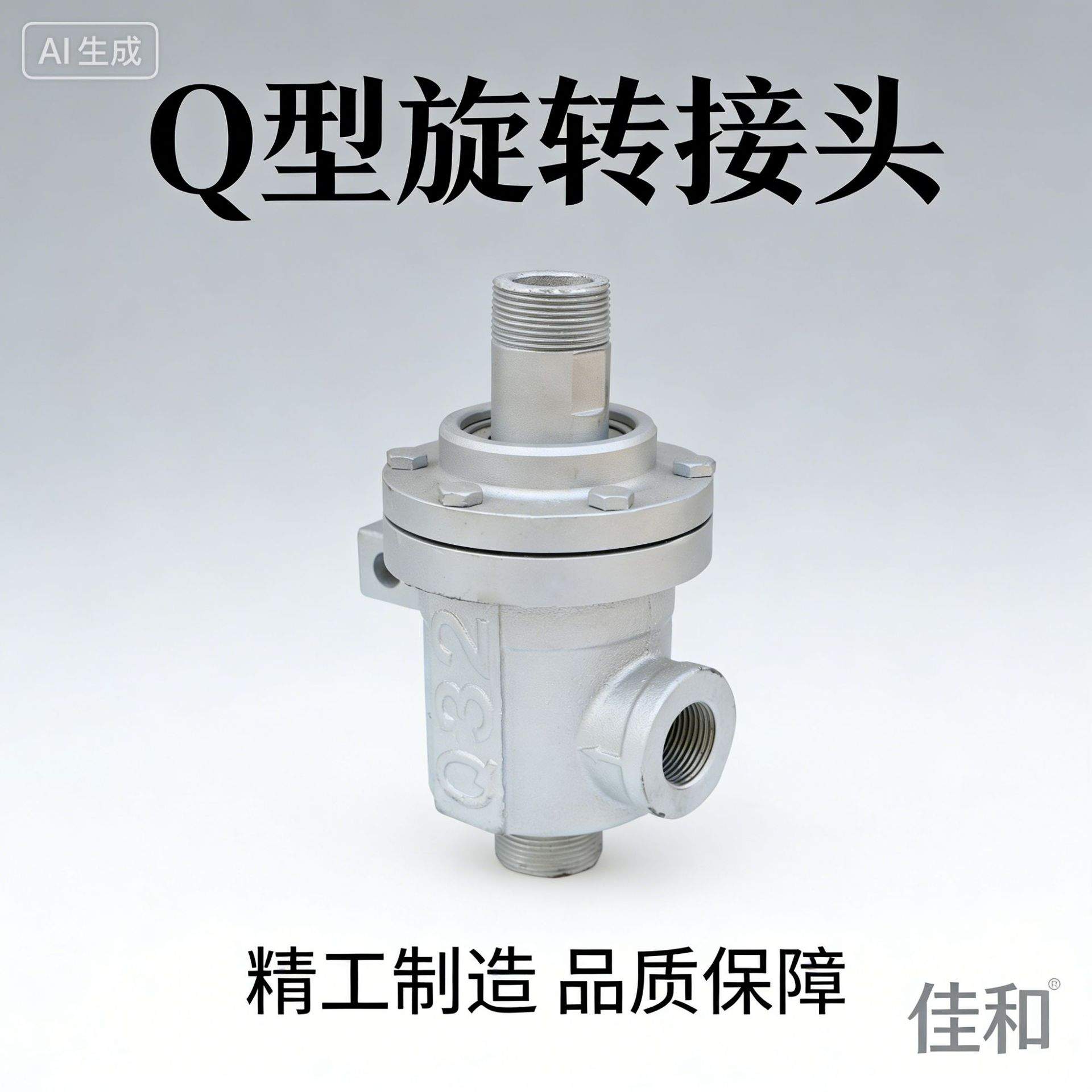 Q型旋转接头瓦楞机烫平机蒸汽旋转接头QS/QD高温导热油旋转接头