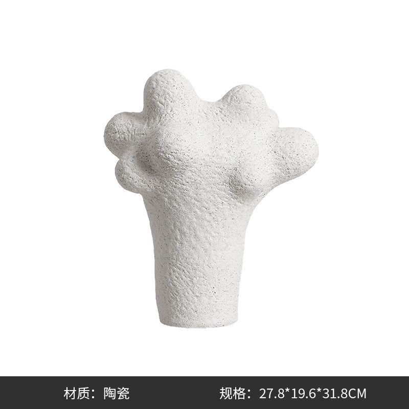 现代极简抽象艺术粗砂陶瓷多球摆件样板间办公室桌面创意家居饰品