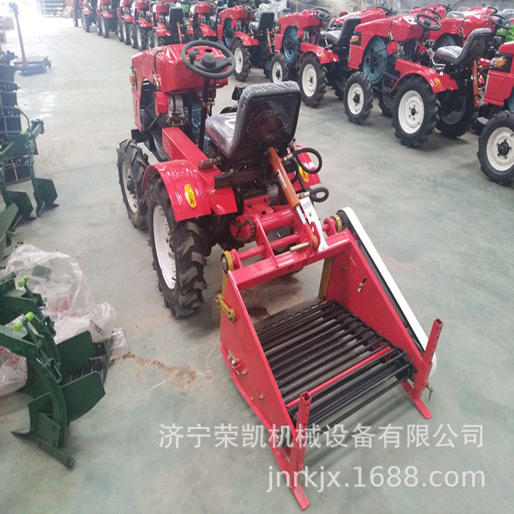 微型15马力农用拖拉机收割犁地