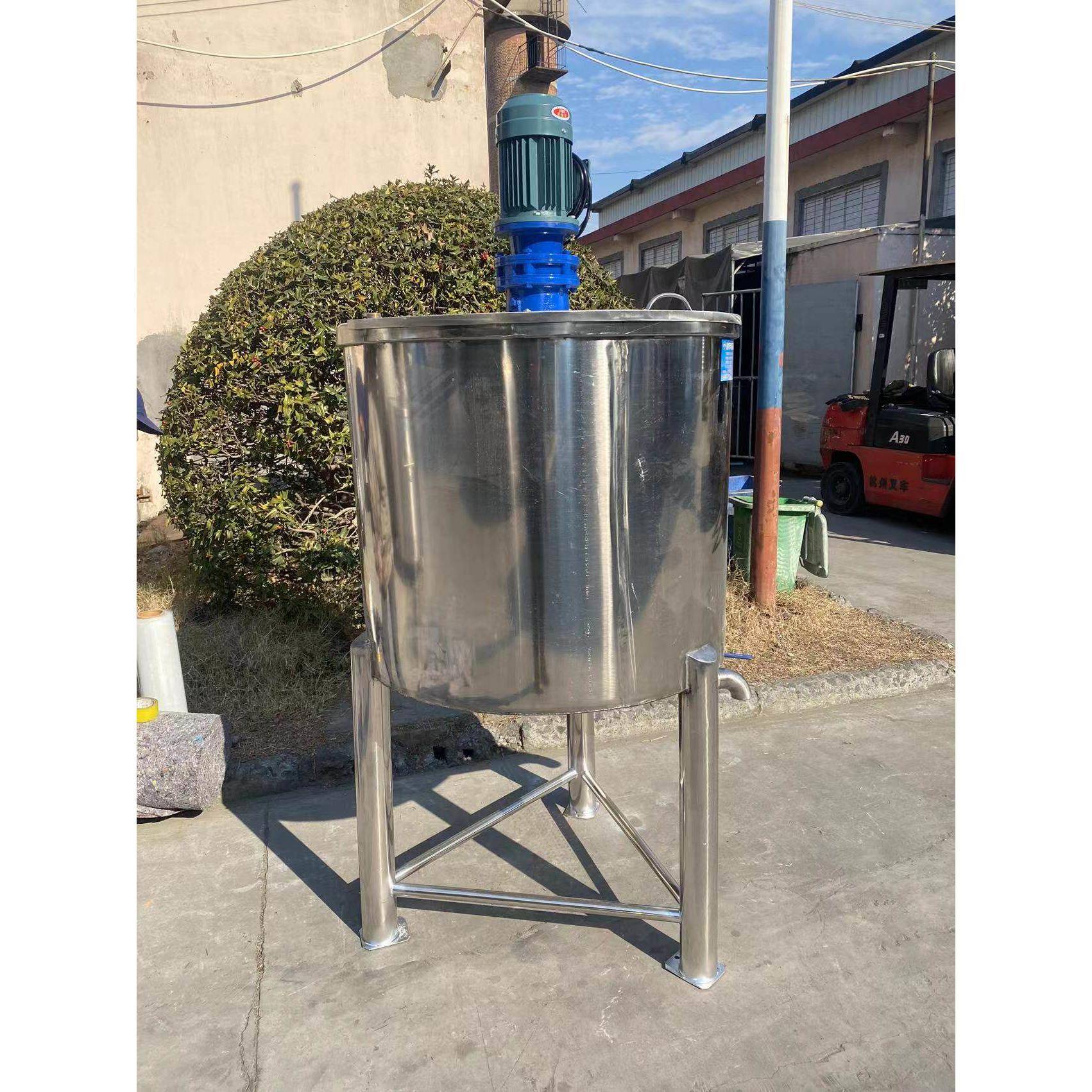 不锈钢搅拌桶 化工 液体胶水 反应釜电加热搅拌罐 华诚厂家直销